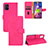 Leather Case Stands Flip Cover Holder L03Z for Samsung Galaxy M51 Hot Pink