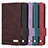 Leather Case Stands Flip Cover Holder L03Z for Samsung Galaxy S21 5G