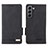 Leather Case Stands Flip Cover Holder L03Z for Samsung Galaxy S21 5G Black