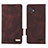 Leather Case Stands Flip Cover Holder L03Z for Samsung Galaxy XCover 6 Pro 5G Brown