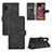 Leather Case Stands Flip Cover Holder L03Z for Samsung Galaxy XCover Pro Black