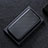 Leather Case Stands Flip Cover Holder L04Z for LG Velvet 4G Black