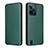 Leather Case Stands Flip Cover Holder L04Z for Realme C31 Green