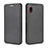 Leather Case Stands Flip Cover Holder L04Z for Samsung Galaxy A20 SC-02M SCV46 Black