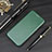Leather Case Stands Flip Cover Holder L04Z for Samsung Galaxy A21s Green