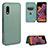 Leather Case Stands Flip Cover Holder L04Z for Samsung Galaxy XCover Pro Green