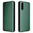 Leather Case Stands Flip Cover Holder L04Z for Sony Xperia 10 III SO-52B Green