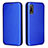 Leather Case Stands Flip Cover Holder L04Z for Sony Xperia Ace II SO-41B Blue