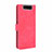 Leather Case Stands Flip Cover Holder L05Z for Samsung Galaxy A80 Hot Pink