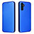 Leather Case Stands Flip Cover Holder L06Z for Samsung Galaxy A04s Blue