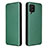 Leather Case Stands Flip Cover Holder L06Z for Samsung Galaxy F62 5G Green