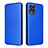 Leather Case Stands Flip Cover Holder L06Z for Samsung Galaxy M53 5G Blue