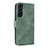 Leather Case Stands Flip Cover Holder L06Z for Samsung Galaxy S21 5G Green