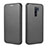 Leather Case Stands Flip Cover Holder L06Z for Xiaomi Redmi 9 Prime India Black