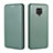 Leather Case Stands Flip Cover Holder L06Z for Xiaomi Redmi Note 9 Pro Max Green