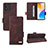 Leather Case Stands Flip Cover Holder L07Z for Huawei Honor X5