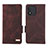 Leather Case Stands Flip Cover Holder L07Z for Huawei Honor X5 Brown