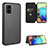 Leather Case Stands Flip Cover Holder L07Z for Samsung Galaxy A71 5G Black