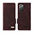 Leather Case Stands Flip Cover Holder L07Z for Samsung Galaxy Z Fold2 5G Brown