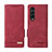 Leather Case Stands Flip Cover Holder L07Z for Samsung Galaxy Z Fold4 5G Red