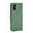 Leather Case Stands Flip Cover Holder L08Z for Samsung Galaxy M51 Green