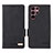 Leather Case Stands Flip Cover Holder L08Z for Samsung Galaxy S22 Ultra 5G Black