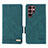 Leather Case Stands Flip Cover Holder L08Z for Samsung Galaxy S22 Ultra 5G Green