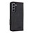 Leather Case Stands Flip Cover Holder L09Z for Samsung Galaxy S21 5G Black
