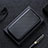 Leather Case Stands Flip Cover Holder L10Z for Samsung Galaxy S22 5G Black