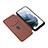 Leather Case Stands Flip Cover Holder L10Z for Samsung Galaxy S22 Plus 5G