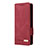 Leather Case Stands Flip Cover Holder L10Z for Samsung Galaxy Z Fold3 5G Red
