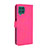 Leather Case Stands Flip Cover Holder L12Z for Samsung Galaxy F62 5G Hot Pink