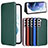 Leather Case Stands Flip Cover Holder L12Z for Samsung Galaxy S21 5G