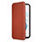 Leather Case Stands Flip Cover Holder L12Z for Samsung Galaxy S21 Plus 5G Brown