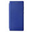 Leather Case Stands Flip Cover Holder L12Z for Samsung Galaxy S21 Ultra 5G Blue