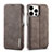 Leather Case Stands Flip Cover Holder LC1 for Apple iPhone 13 Pro