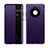 Leather Case Stands Flip Cover Holder LF1 for Huawei Mate 40 Pro Purple