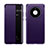 Leather Case Stands Flip Cover Holder LF1 for Huawei Mate 40 Purple