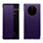 Leather Case Stands Flip Cover Holder LF1 for Huawei Mate 40 RS Purple