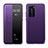 Leather Case Stands Flip Cover Holder LF1 for Huawei P40 Pro Purple