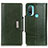 Leather Case Stands Flip Cover Holder M01L for Motorola Moto E30 Green