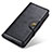 Leather Case Stands Flip Cover Holder M01L for Motorola Moto Edge 30 Pro 5G Black