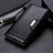 Leather Case Stands Flip Cover Holder M01L for Motorola Moto G10 Power Black