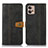 Leather Case Stands Flip Cover Holder M01L for Motorola Moto G32 Black