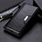 Leather Case Stands Flip Cover Holder M01L for Realme V11s 5G Black