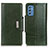 Leather Case Stands Flip Cover Holder M01L for Samsung Galaxy M52 5G Green