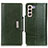 Leather Case Stands Flip Cover Holder M01L for Samsung Galaxy S21 Plus 5G Green