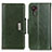 Leather Case Stands Flip Cover Holder M01L for Samsung Galaxy XCover 5 SM-G525F Green