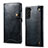 Leather Case Stands Flip Cover Holder M01T for Samsung Galaxy S22 5G Blue