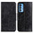 Leather Case Stands Flip Cover Holder M02L for Motorola Moto Edge S Pro 5G Black